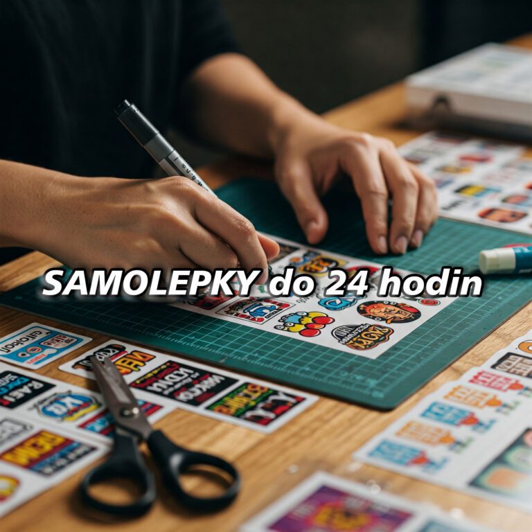 Tisk samolepek do druhého dne.